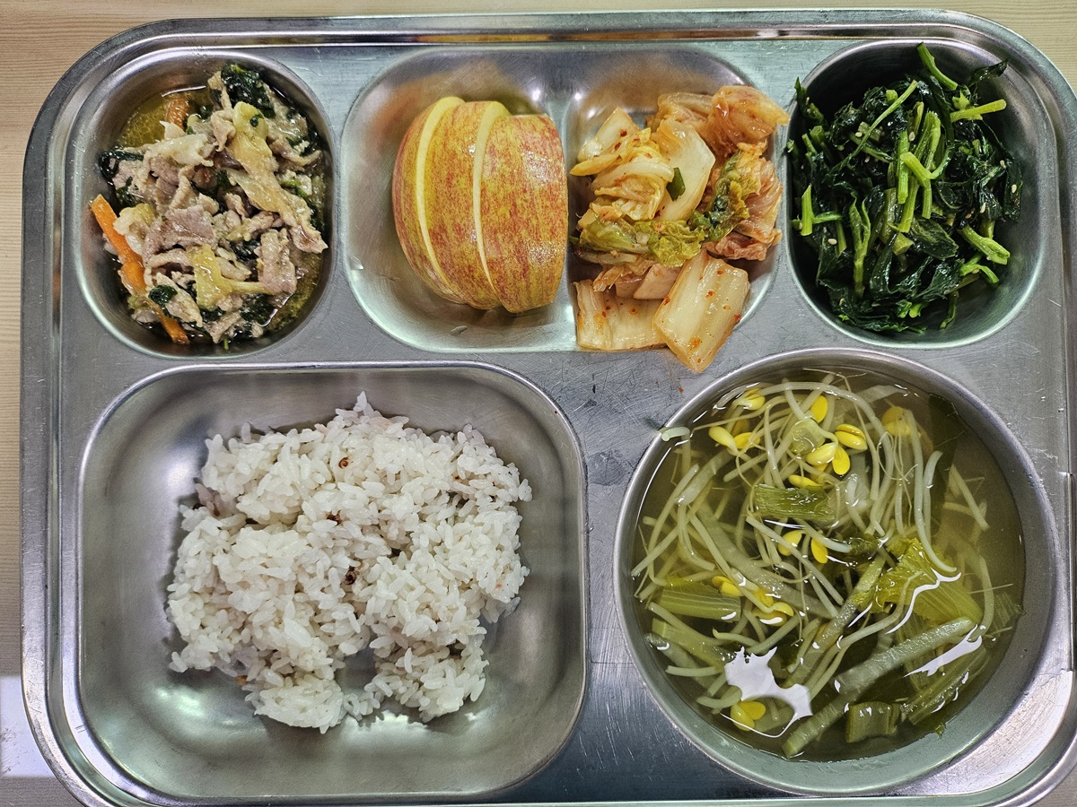 4월 6일 화천유치원 점심과간식사진 사진